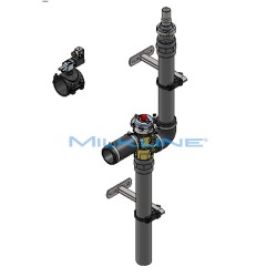 KIT SCARICO LAVATRICE 3 VIE DN50 DC