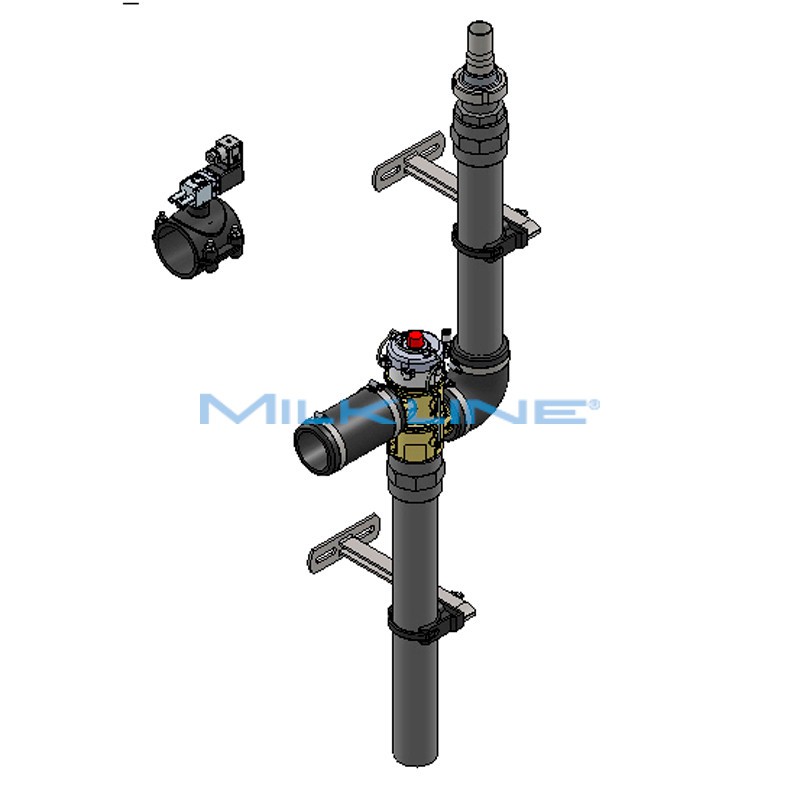 KIT SCARICO LAVATRICE 3 VIE DN50 DC