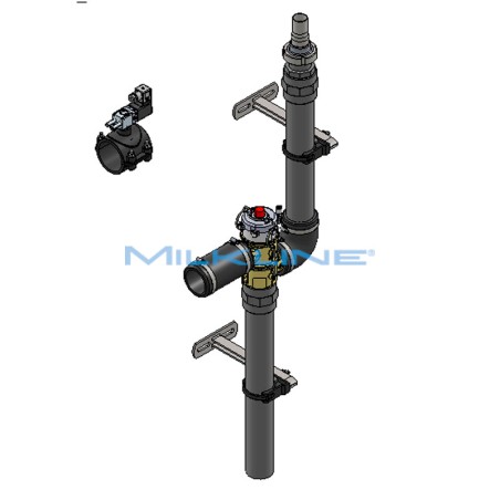 WASHING DISCHARGE KIT 3 WAY DN50 DC