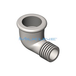 GALV. ELBOW MF RID.3/4" X 1/2"