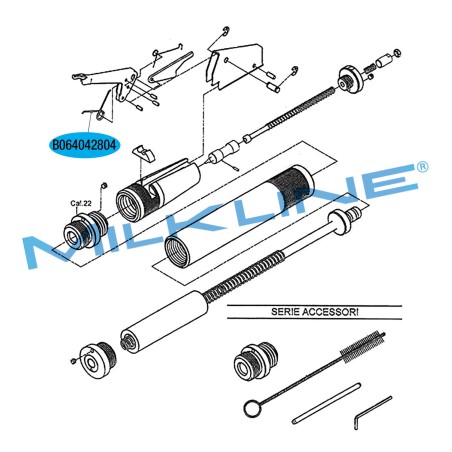 MOLLA LEVA SCATTO X APP.MAC.ADLER BIC.