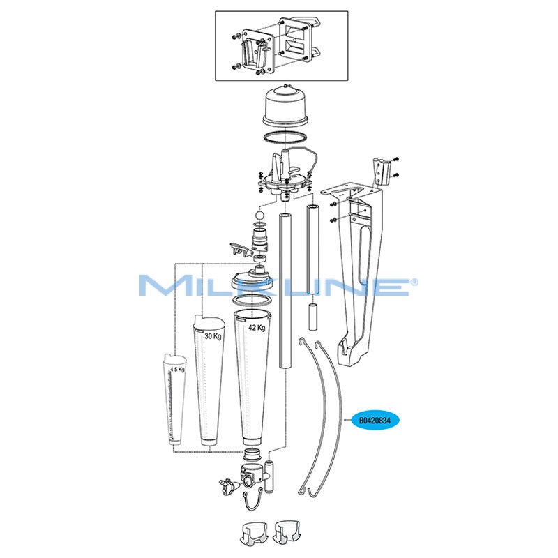 COUPLE LONG TIE ROD FOR WK METER