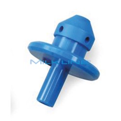 WASHING CUP PLASTIC PP D.22 MM BLUE