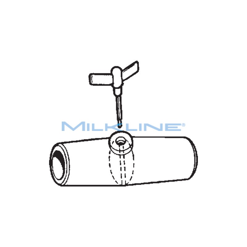 RUBBER BUTTERFLY VALVE KS D 38