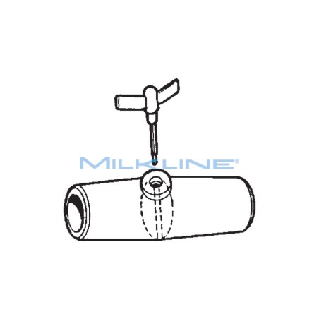 RUBBER BUTTERFLY VALVE KS D 38