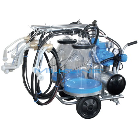 MILKING TROLLEY MINI 2/4 E 250 C 4G PAST/I SIL P30