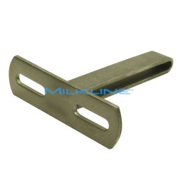 SUPPORTO INOX A MURO CM.15 PER TUBI