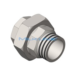 GALVANIZED C UNION MF 2"