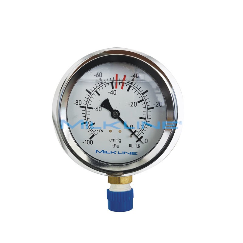 VACUUM GAUGE 100X1/2" GLYCERIN