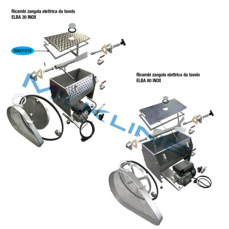 GUARNIZIONE COPERCHIO ELBA 30 INOX