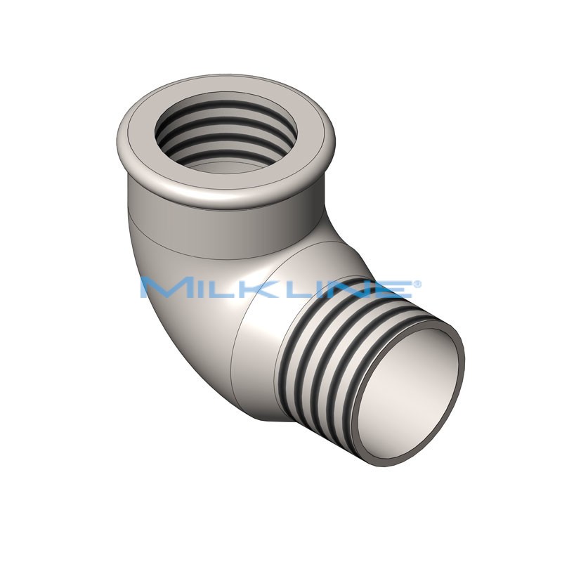 GALVANIZED ELBOW MF 1"