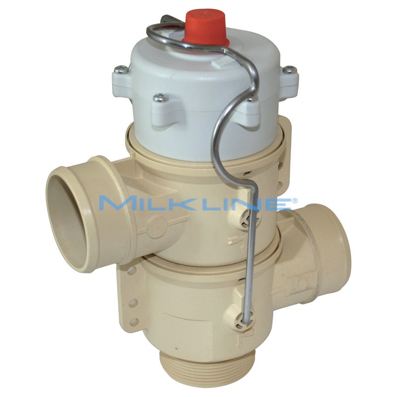 DRAIN VALVE 3/2 WAY - VACUUM OP - DN50