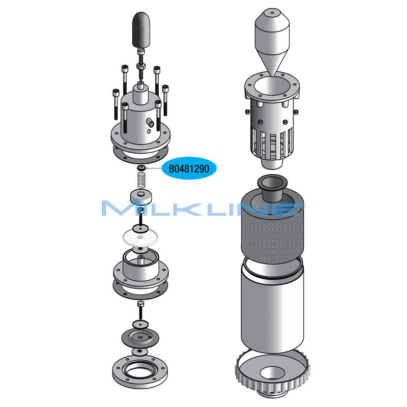 SPRING-PUSHER DISK FOR LINEAR