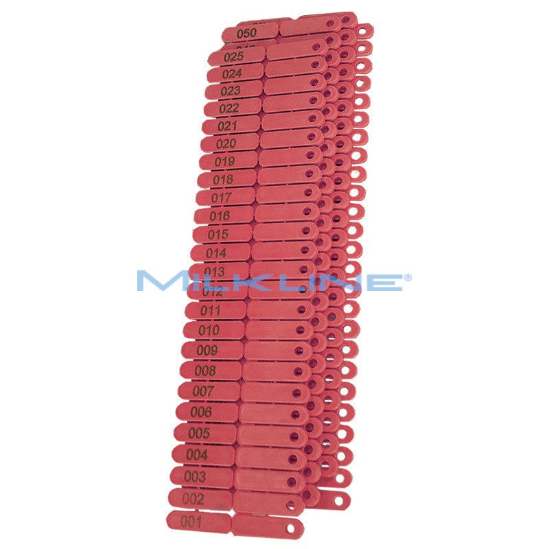 SET 100 UKALTAG NUMERATI 1-100 ROSSO