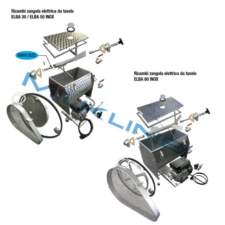 ASSALE DI GUIDA X ELBA30/50 INOX