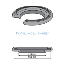 LID GASKET FOR TRANS.CAN. 50LT STAND