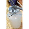 PL CAN LT20 WITH LID FOR MILKING MACHINE