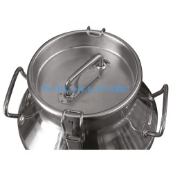 50LT S/S CAN WITH HERMETIC LID Ø 18