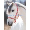 RED NYLON HALTER FOR PONY