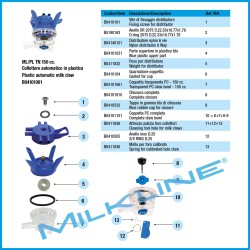 MILK CLAW. ML/PL TN PLAS.AUT.150 CC PC