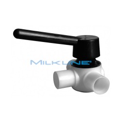 3-WAY MILK PLASTIC COCK D.50