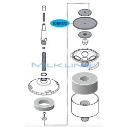 MAIN DIAPHGRAM FOR VACUUM REGULATOR 400L/3500L