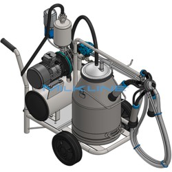 MILKING TROLLEY MINI 1 E 180L 1G M/I 1124 I30