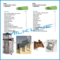 VARIO 2 STATIONS MILK AND POWDER + HYGIENEBOX