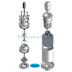 BASE WITH 1"1/4 X LINEAR THREAD