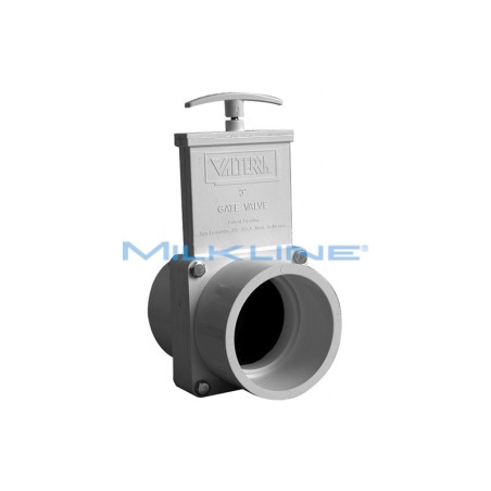 GATE VALVE 4" FOR PVC