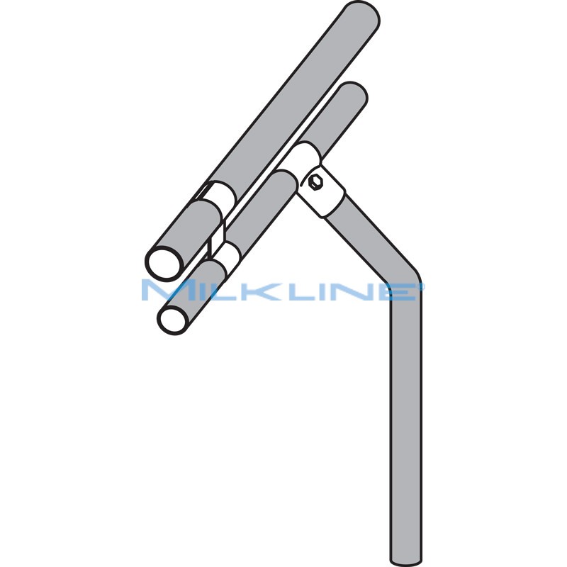 FOLDED SUPPORT 1" FOR PIPELINE M.S.