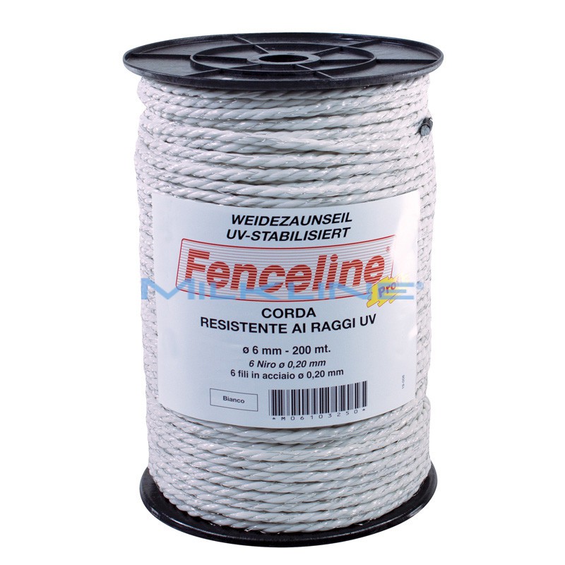 CORDA FENCELINE MT200X6MM BIAN 6X0,20