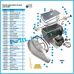ZANGOLA ELBA 80 EL.TAV INOX LT32+KIT RIC