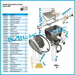 ZANGOLA ELBA 30 EL.TAV INOX LT12+KIT RIC