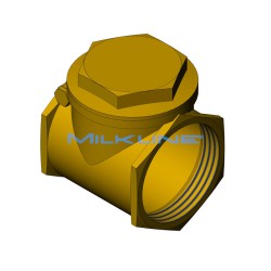 VALVOLA A CLAPE' OTTONE 2"1/2G