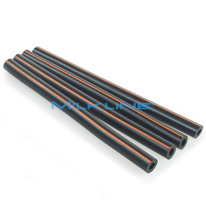 SET SHORT VAC. TUBE BLACK PVC RED L. 205X7X14 NEW