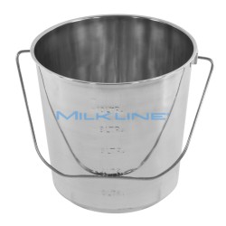 SECCHIO INOX CON MISURA 10 LT.