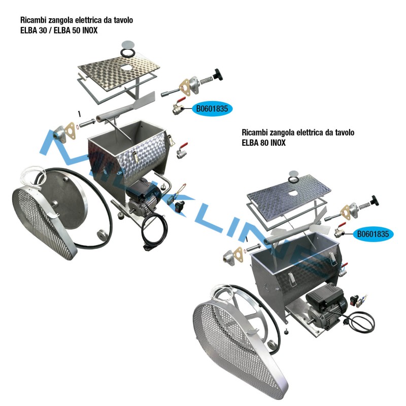 RUBINETTO DI DEGASS.X ELBA30/50/80 INOX