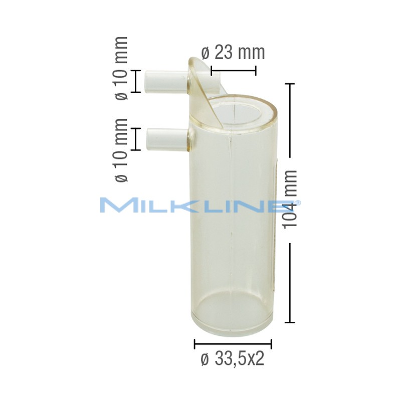 CANNELLO IN PLASTICA PER PECORE ALMATIC 33,5X2X104 D.23