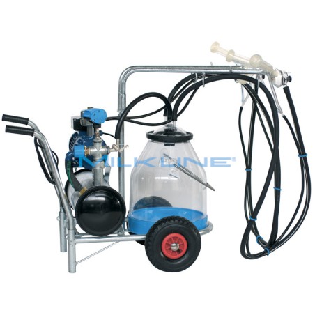 MILKING TROLLEY MINI 1/2/BUCK. GOAT 190 N/I SIL P30