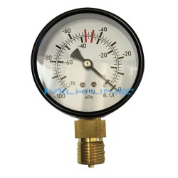 VACUUM GAUGE 80X1/2" DAMPENED