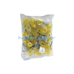 SET 25 ISOL PIPA A LEGNO 6MM TRASP EXTRA