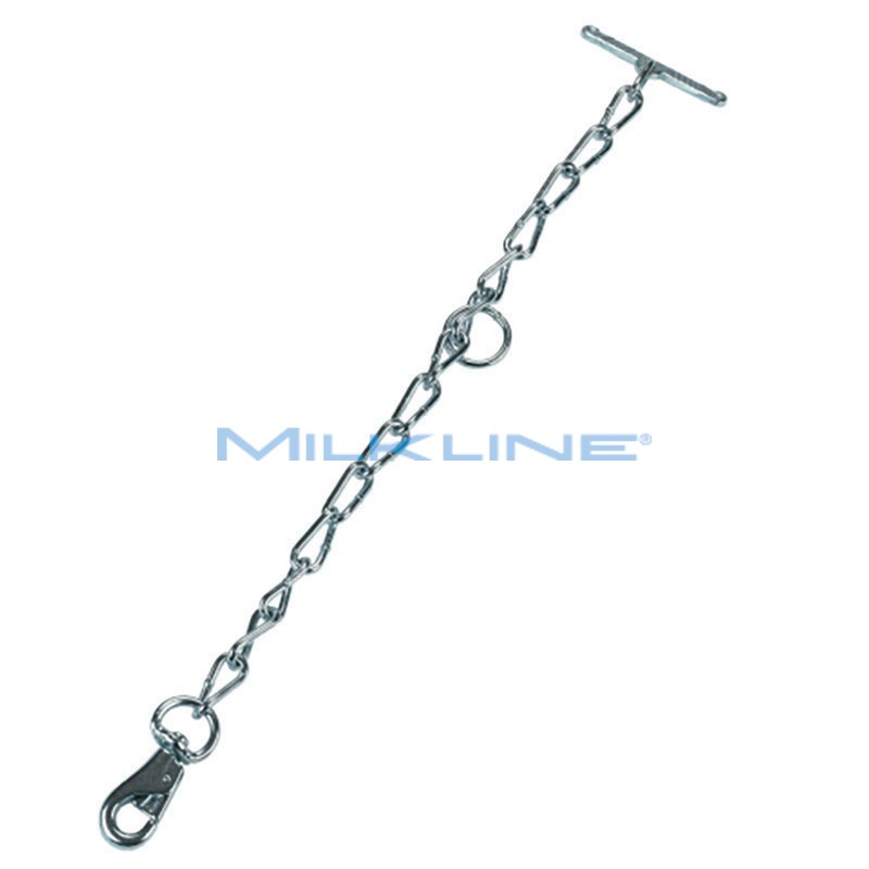 GALVANISED CATTLE CHAIN WITH SNAP HOOK