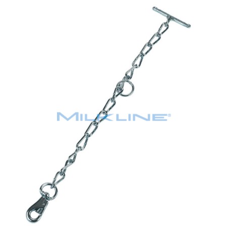 GALVANISED CATTLE CHAIN WITH SNAP HOOK