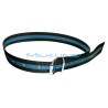 CINGHIA HT 135 CM BLU/NERO CON FIBBIA METALLICA