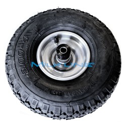 WHEEL 3.00X4 ID:12 L:96MM 6PR PLAIN BEARING PLASTIC W. BUSH