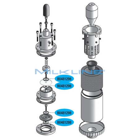 DIAPHGRAM STOPPER FOR LINEAR