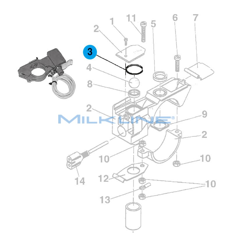 OR D.26X2 FOR MILK/VACUUM COCK SH
