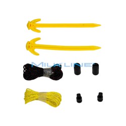 RETE OVINI 120CM 2P 50MT GIALLO/NERA