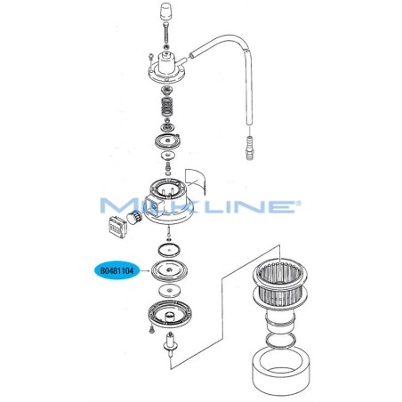 MEMBRANA INFERIORE X VRS 150 C